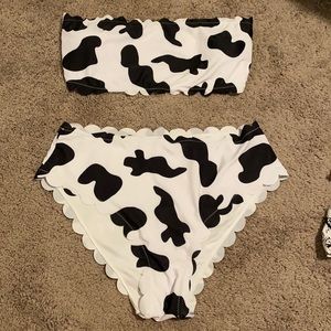Cow print bikini